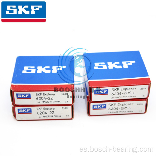 Rodamiento de bolas SKF de alta velocidad 6204-2RSH
